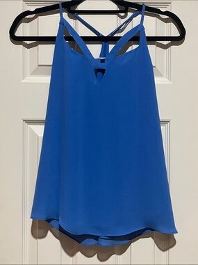 Naked Zebra Royal Blue Strappy V-Neck Camisole